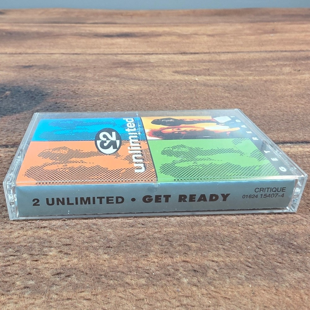 2 Unlimited Get Ready Cassette Tape 1992 Clear Excellent Eurodance Techno Rave - Picture 5 of 5